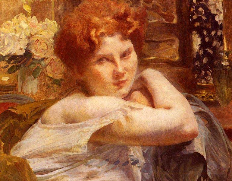 Paul-Albert Besnard Le Femme Aux Cheveux Roux